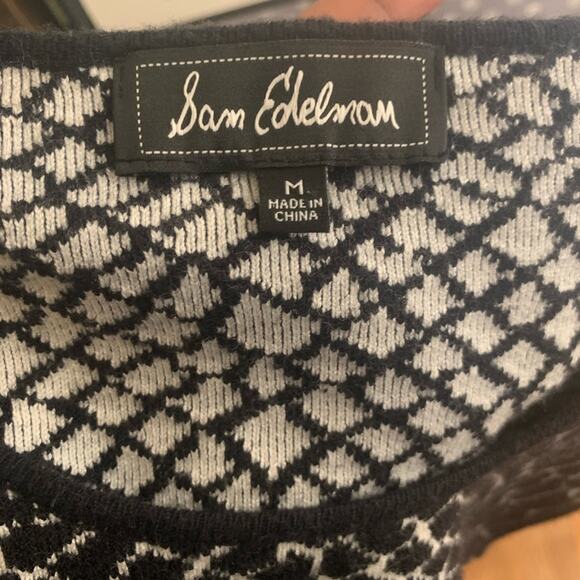 Sam Edelman Selby Jacquard Fit & Flare Dress M - Picture 5 of 7